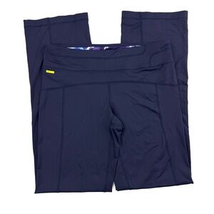 Lole Dark Blue Full Length Athletic Yoga Pants Leggings